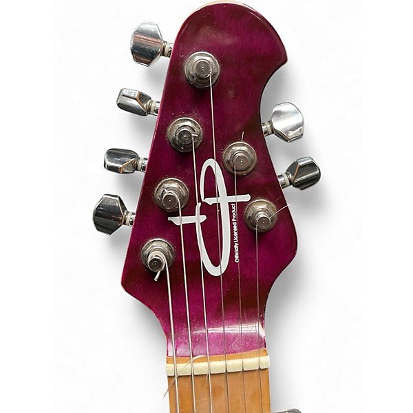 Used OLP mm1 Purple Solid Body Electric Guitar