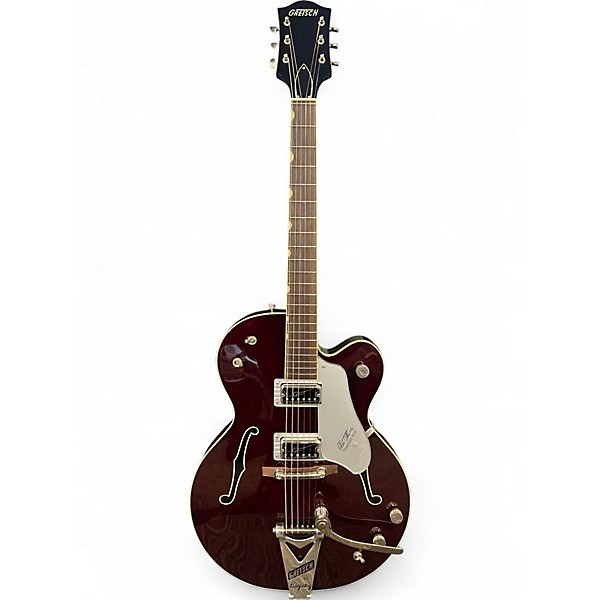 Used 2016 Gretsch Guitars G6119-1962 Chet Atkins Signature Tennessee Rose Dark Cherry Stain Hollow Body Electric Guitar