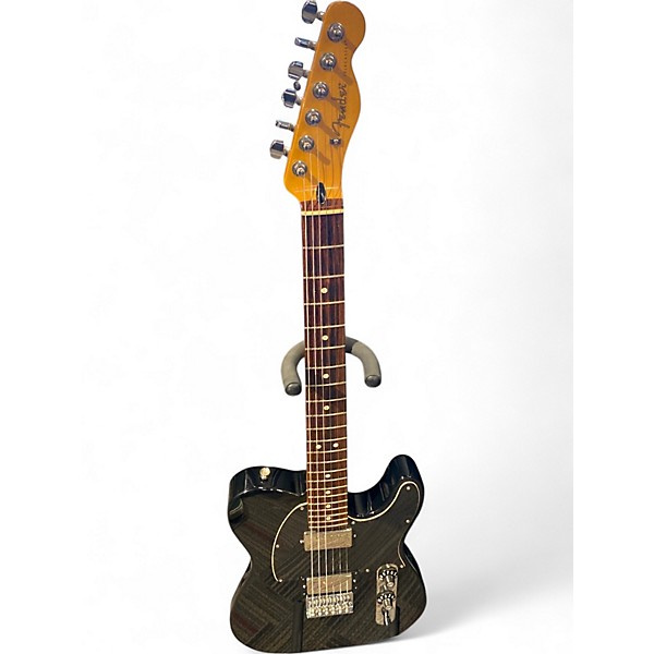 Used 2011 Fender Standard Telecaster HH Black Solid Body Electric Guitar