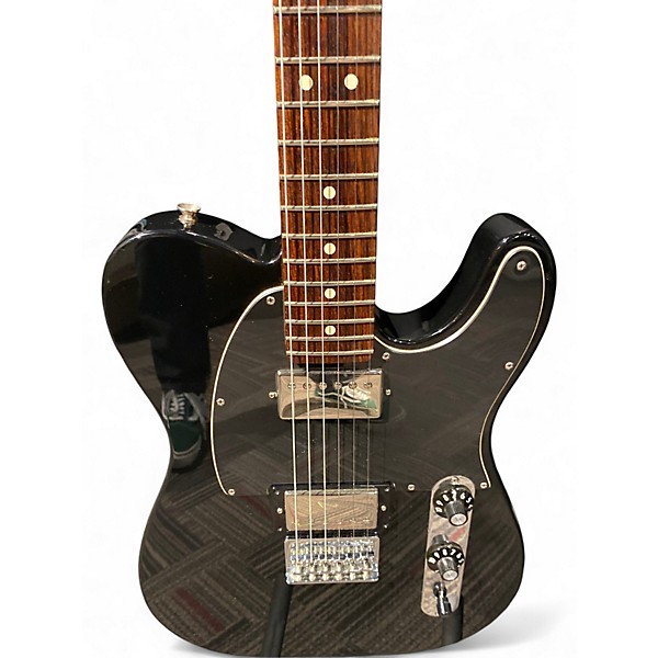 Used 2011 Fender Standard Telecaster HH Black Solid Body Electric Guitar