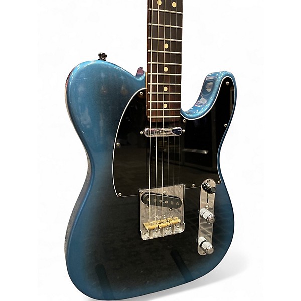Used 2022 Fender American Professional II Telecaster Dark Knight Solid Body Electric Guitar