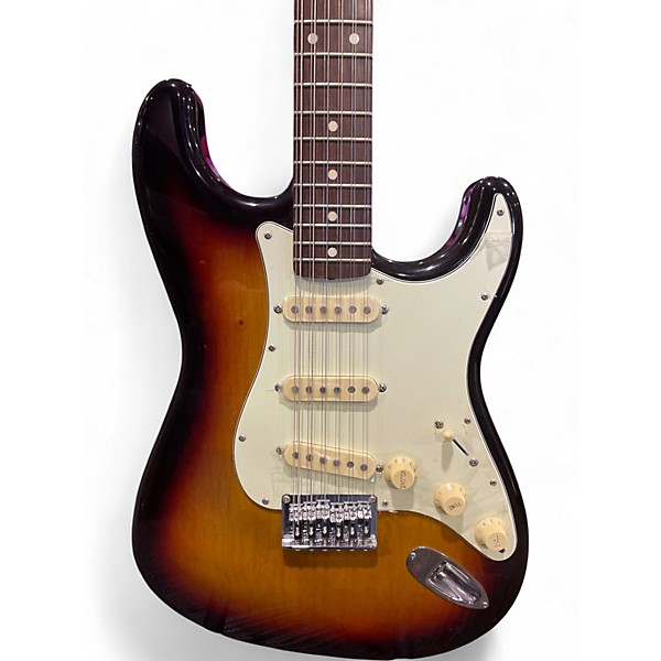 Used Fender XII 12 String Stratocaster 3 Color Sunburst Solid Body Electric Guitar