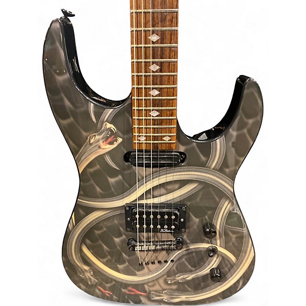Used B.C. Rich ASM Body Art Collection Deceiver Custom Graphic Solid Body Electric Guitar