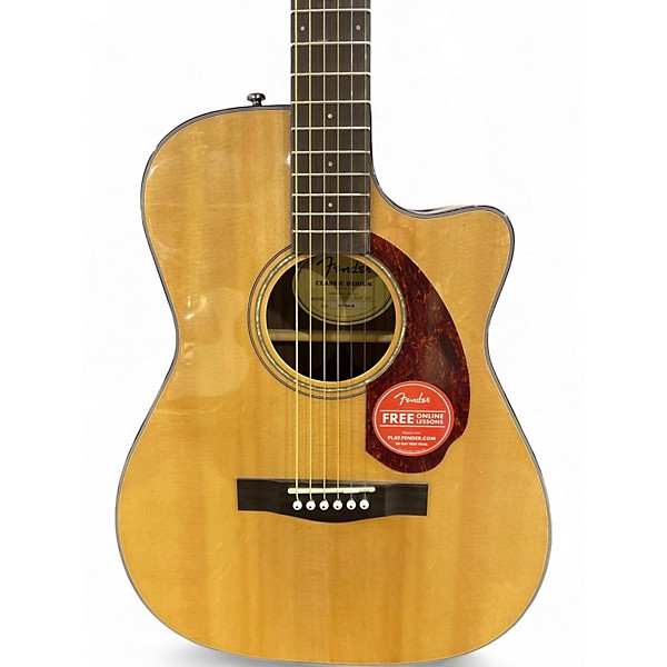 Used Fender CC140SCE Natural Acoustic Electric Guitar