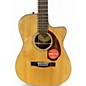 Used Fender CC140SCE Natural Acoustic Electric Guitar