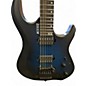Used Kiesel headless 02 Blue Burst Solid Body Electric Guitar