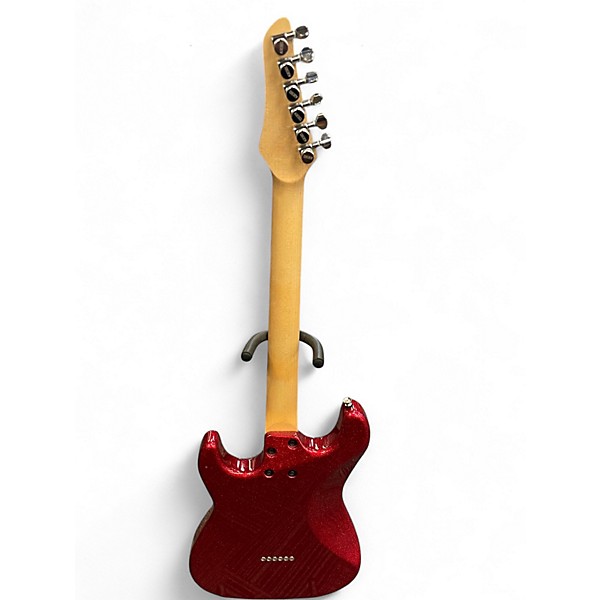 Used Kiesel lyra Candy Apple Red Metallic Solid Body Electric Guitar