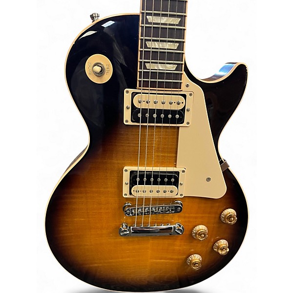 Used 2013 Gibson Les Paul Traditional Pro II 1960S Neck Vintage Sunburst Solid Body Electric Guitar