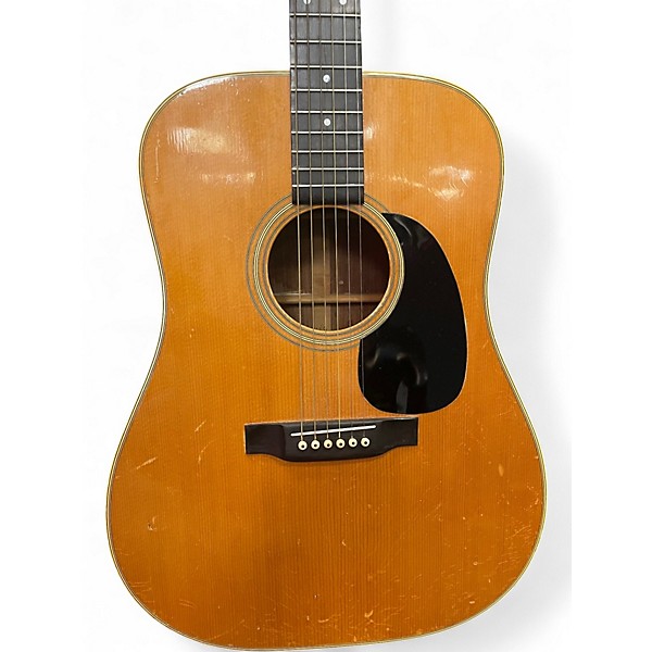 Vintage 1972 Martin D28 Natural Acoustic Guitar