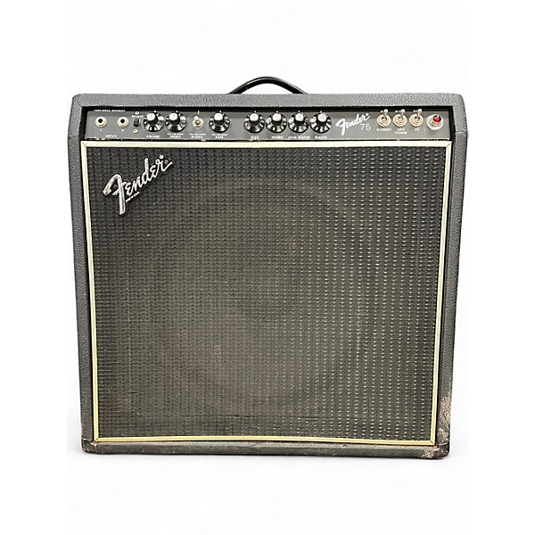 Vintage 1980s Fender 75 Tube Guitar Combo Amp