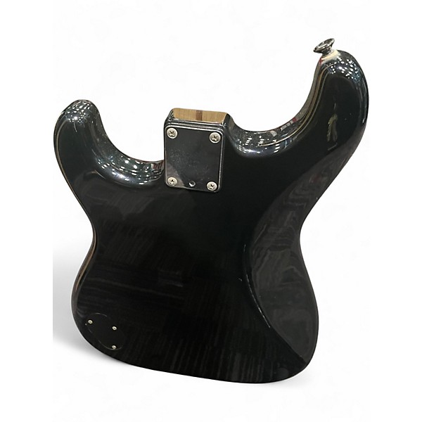 Vintage 1980s Fender MIJ Stratocaster Black Solid Body Electric Guitar