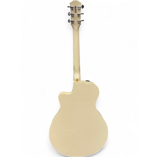Used Yamaha APX600 Vintage White Acoustic Electric Guitar