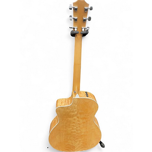 Used Taylor 214CE Deluxe QUILTED MAPLE NATURAL Acoustic Electric Guitar