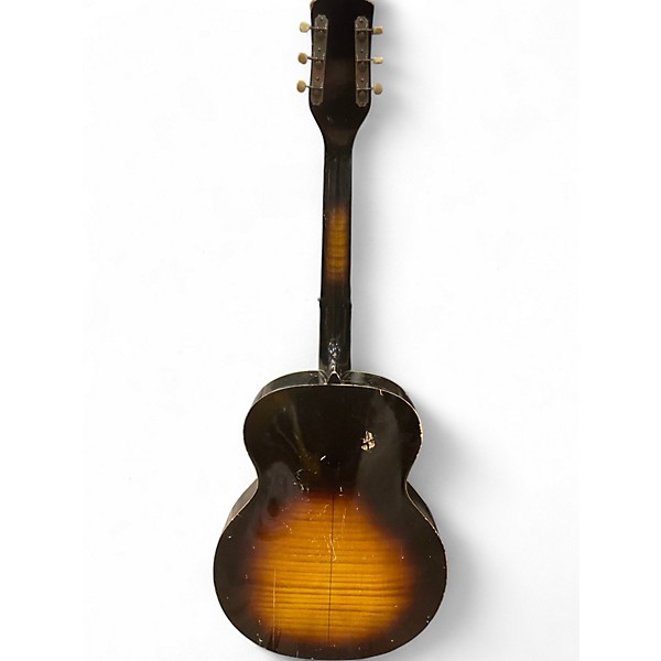 Vintage 1960s Harmony Broadway Tobacco Burst Acoustic Guitar
