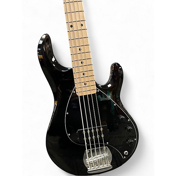 Used Sterling by Music Man SUB Stingray 5 Black Electric Bass Guitar