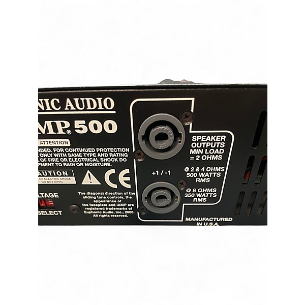 Used Euphonic Audio I AMP 500 Bass Amp Head