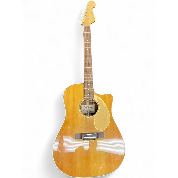 Used Fender Sonoran SCE Natural Acoustic Electric Guitar