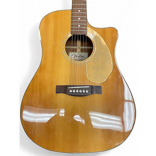 Used Fender Sonoran SCE Natural Acoustic Electric Guitar