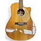 Used Fender Sonoran SCE Natural Acoustic Electric Guitar