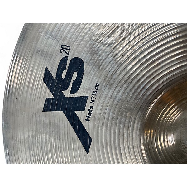 Used SABIAN 14in XS20 Hi Hat Pair Cymbal