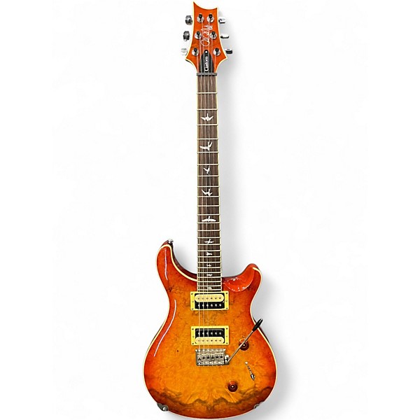 Used PRS SE Custom 24 2 Color Sunburst Solid Body Electric Guitar