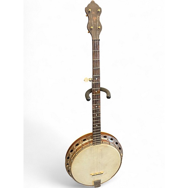 Vintage 1920s Gretsch Style No 13 Conversion Natural Banjo