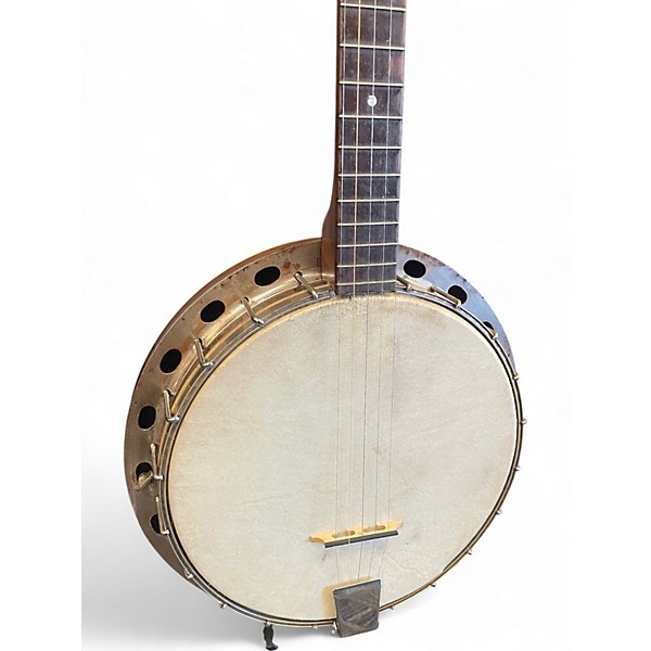 Vintage 1920s Gretsch Style No 13 Conversion Natural Banjo