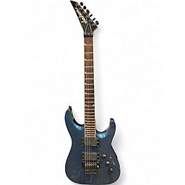 Used 2000s Jackson DKMGT Metallic Blue Solid Body Electric Guitar