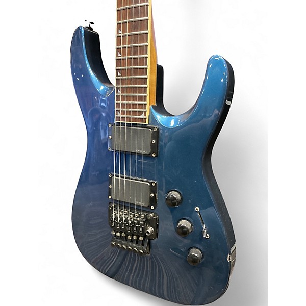 Used 2000s Jackson DKMGT Metallic Blue Solid Body Electric Guitar