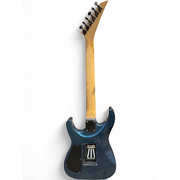 Used 2000s Jackson DKMGT Metallic Blue Solid Body Electric Guitar