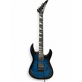 Used Jackson JS20 DKQ Trans Blue Solid Body Electric Guitar