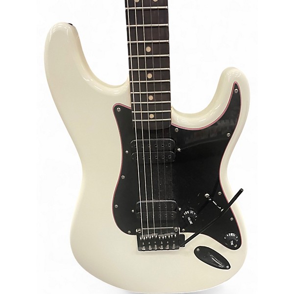 Used Fender MEXICAN STRAT Cream Solid Body Electric Guitar