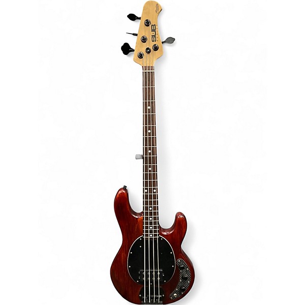 Used Sterling by Music Man Sub 4 Walnut Satin Electric Bass Guitar