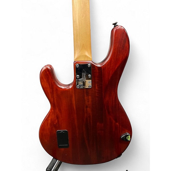 Used Sterling by Music Man Sub 4 Walnut Satin Electric Bass Guitar