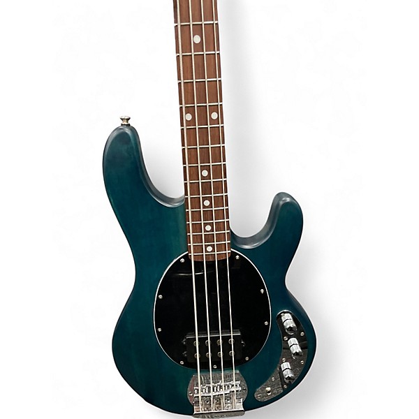Used Sterling by Music Man Ray4 Dark Green Electric Bass Guitar