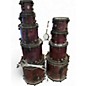 Used Ochocatorce 9 Piece CUSTOM MAPLE WALNUT 9 PIECE PURPLE STAIN Drum Kit thumbnail