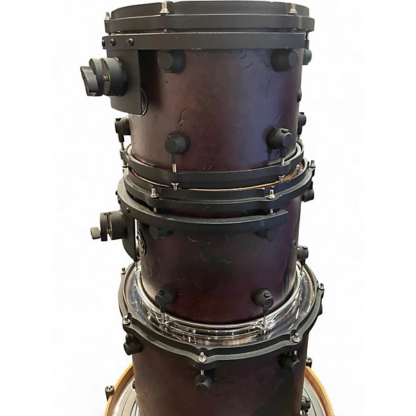 Used Ochocatorce 9 Piece CUSTOM MAPLE WALNUT 9 PIECE PURPLE STAIN Drum Kit