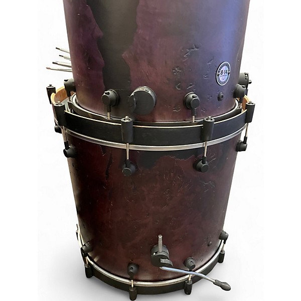 Used Ochocatorce 9 Piece CUSTOM MAPLE WALNUT 9 PIECE PURPLE STAIN Drum Kit