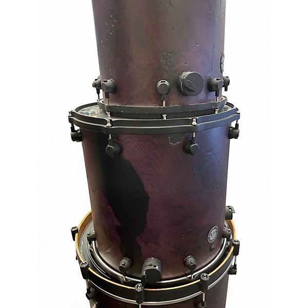 Used Ochocatorce 9 Piece CUSTOM MAPLE WALNUT 9 PIECE PURPLE STAIN Drum Kit