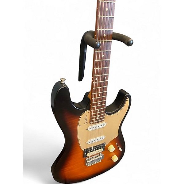 Used Godin Session Sunburst Solid Body Electric Guitar