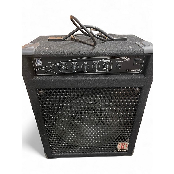 Used Eden E10 50W 1X10 Bass Combo Amp