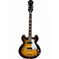 Used Epiphone Casino 3 Color Sunburst Hollow Body Electric Guitar thumbnail