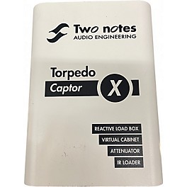 Used Two Notes TORPEDO CAPTOR X 8 OHM Power Attenuator