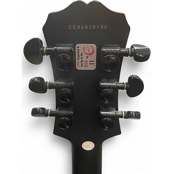 Used Epiphone Les Paul Classic Black Solid Body Electric Guitar