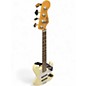 Used Fender Jazz Bass Antique White Electric Bass Guitar