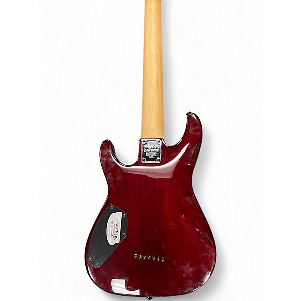 Used Schecter Guitar Research Omen Extreme 7 RED Solid Body Electric Guitar