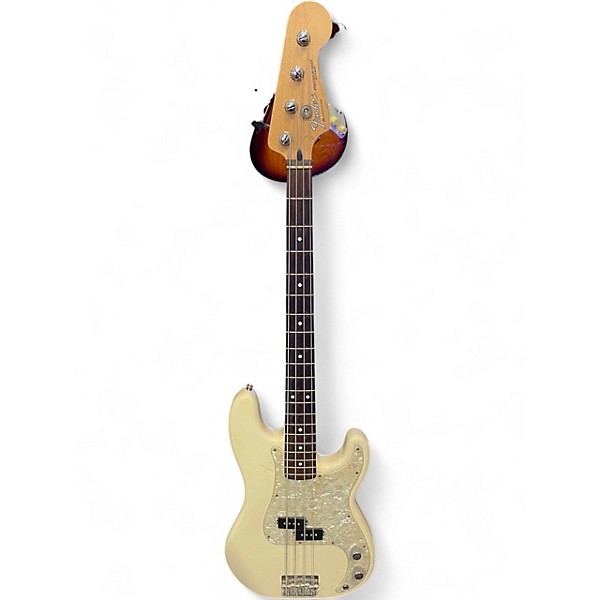 Used Fender Player Precision Bass Olympic White Electric Bass Guitar