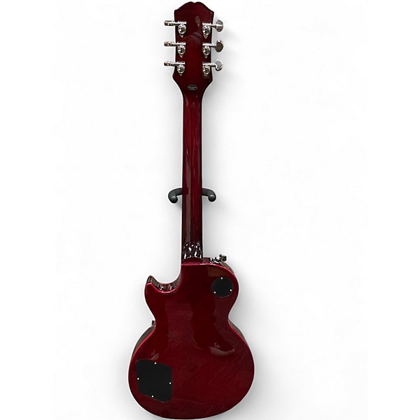 Used Epiphone LES PAUL CUSTOM WIDOW Candy Red Burst Solid Body Electric Guitar
