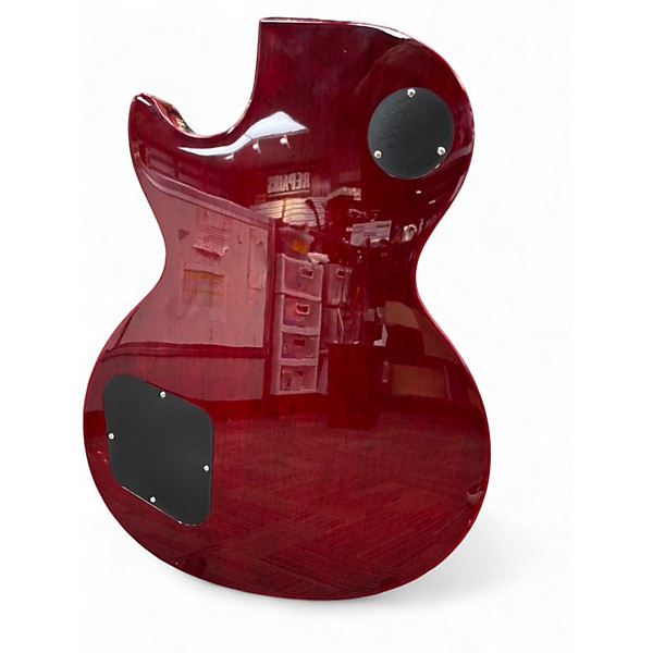 Used Epiphone LES PAUL CUSTOM WIDOW Candy Red Burst Solid Body Electric Guitar