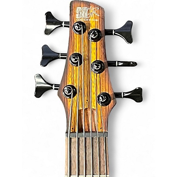 Used 2014 Ibanez SR506 6 String Tobacco Sunburst Electric Bass Guitar